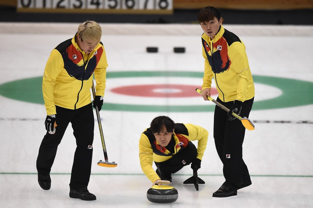 South Korea defeated Chinese Taipei in the men's curling bronze medal match ©Getty Images