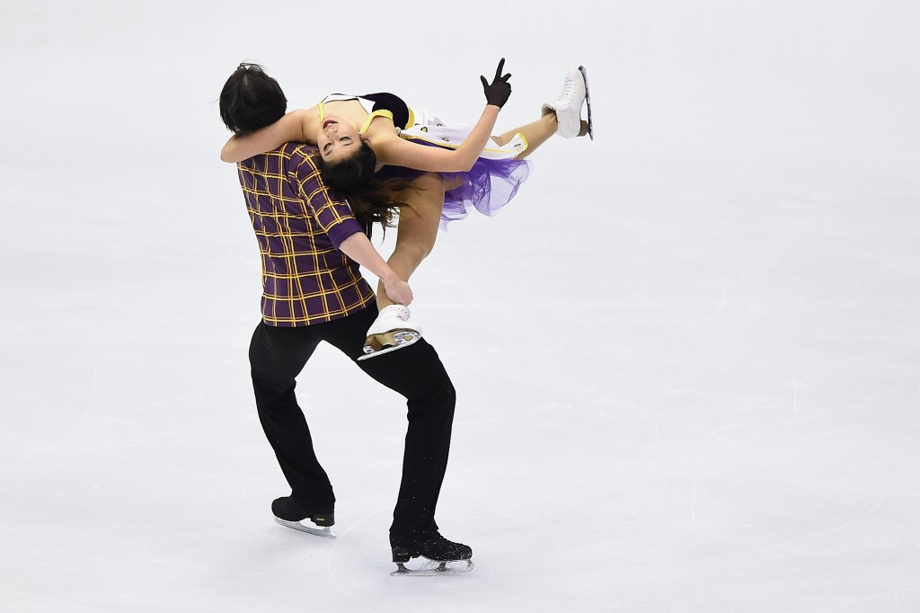 Kana Muramoto and Chris Reed represented Japan in the short dance ©Getty Images