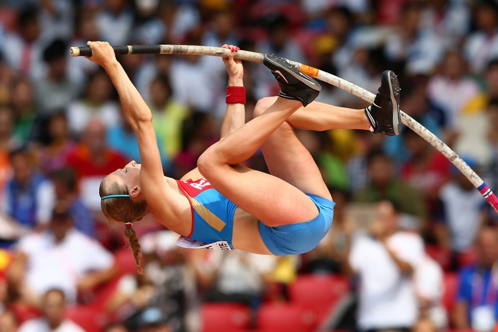 Pole vaulter Anzhelika Sidorova is one of three athletes cleared to compete ©Getty Images