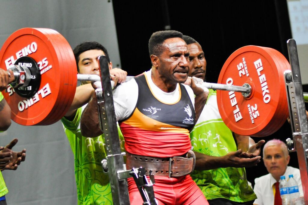 Papua New Guinea in seventh heaven on opening day of Pacific Games powerlifting action