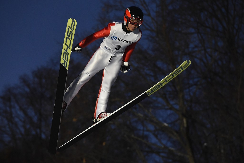 Naoki Nakamura of Japan proved a dominant winner in the men's large hill ski jumping ©Getty Images