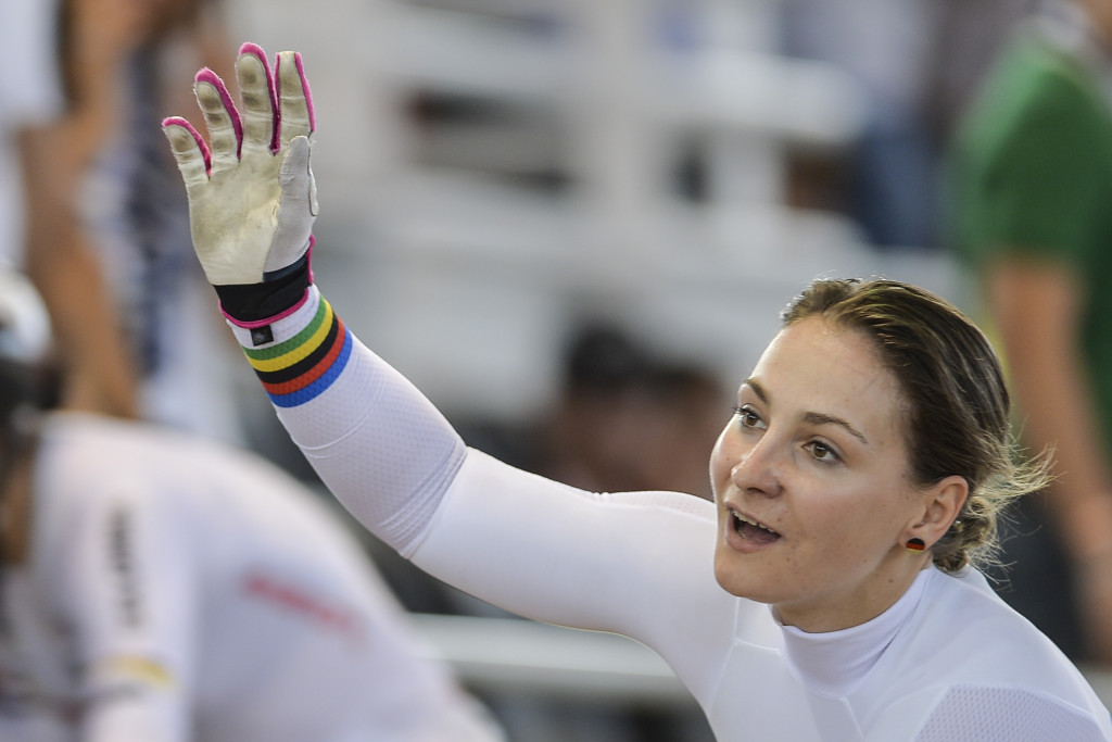 Germany's Kristina Vogel claimed three victories at the last UCI Track World Cup stage in Cali, Colombia ©Getty Images