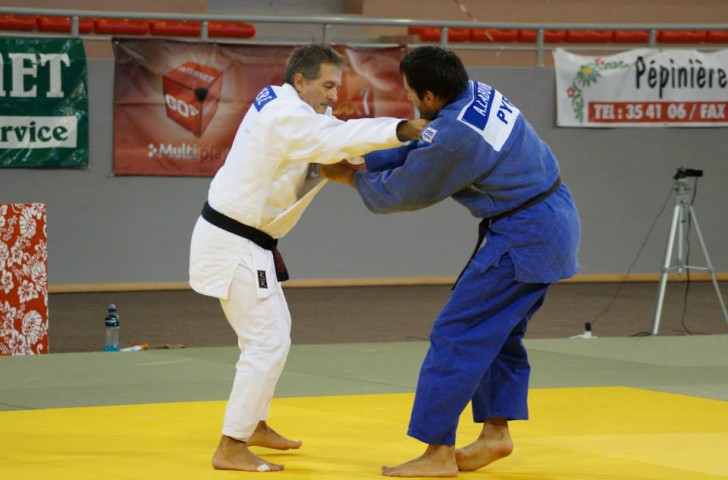 French Polynesia's Arnaud Laboube (right) broke New Caledonia's stranglehold on the Veterans Open by taking two titles