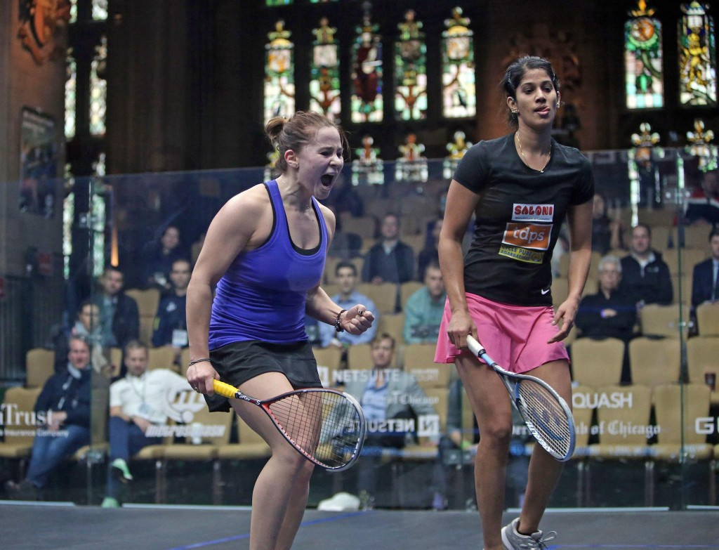 Olivia Blatchford, left, recorded one of the biggest wins of her career ©PSA
