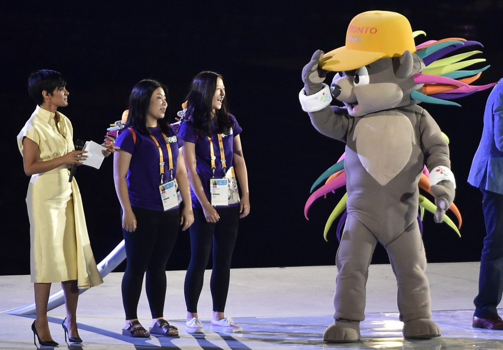 Pachi, a porcupine, was the mascot for the Toronto 2015 Pan American and Parapan American Games ©Getty Images