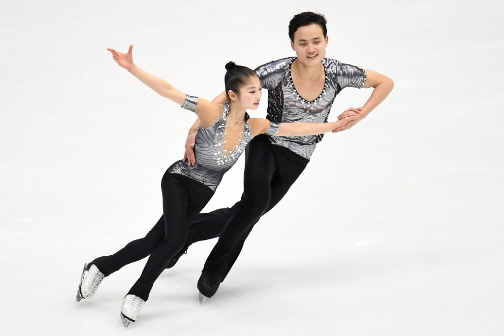 Tae Ok Ryom and Ju Sik Kim won pairs bronze to claim North Korea's first medal of Sapporo 2017 ©Getty Images