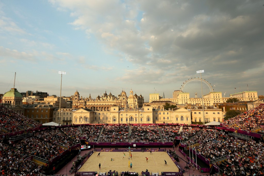 Beach volleyball had the iconic venue of Horse Guards Parade at the London 2012 Olympics, but looks unlikely to return there for a World Championships