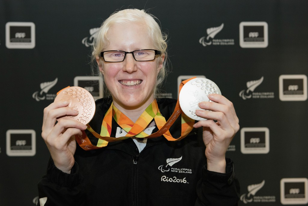 Paralympian Emma Foy shared her para sport journey as part of the training camp ©Getty Images
