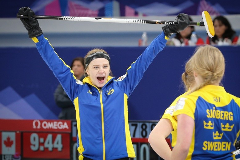 Sweden have won the women's competition at the World Junior Curling Championships ©WCF