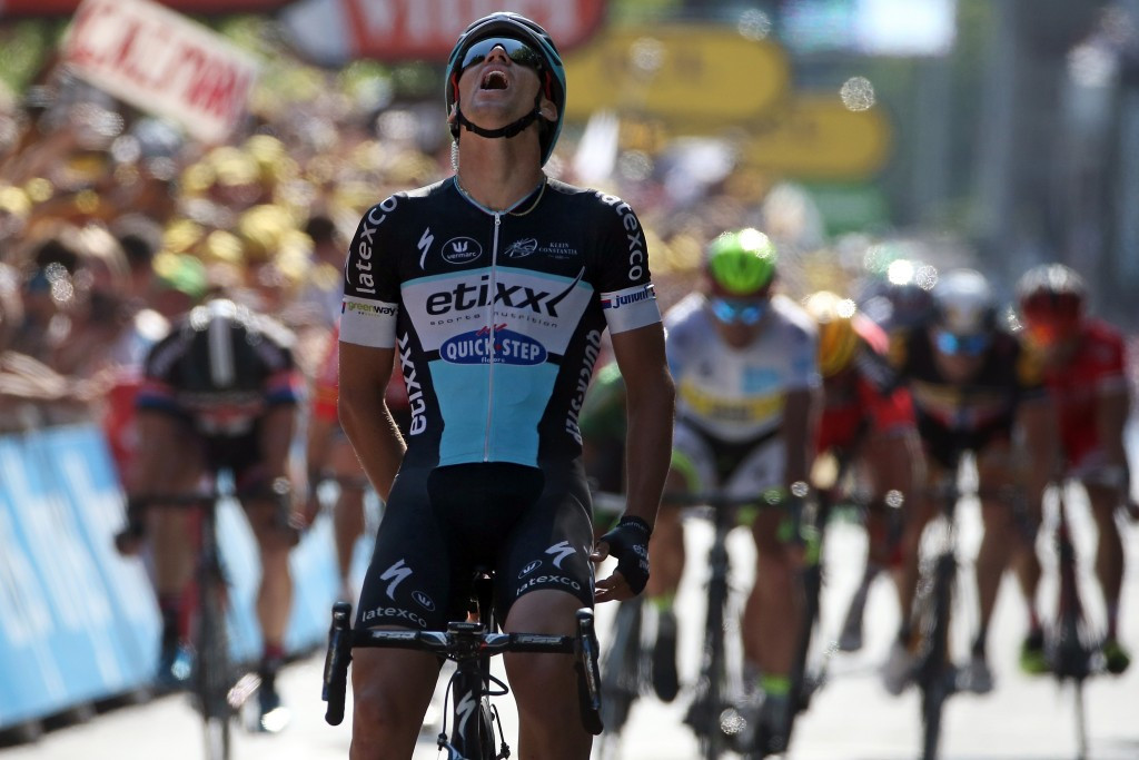 Race leader Martin crashes out of Tour de France as team mate Stybar claims maiden stage win
