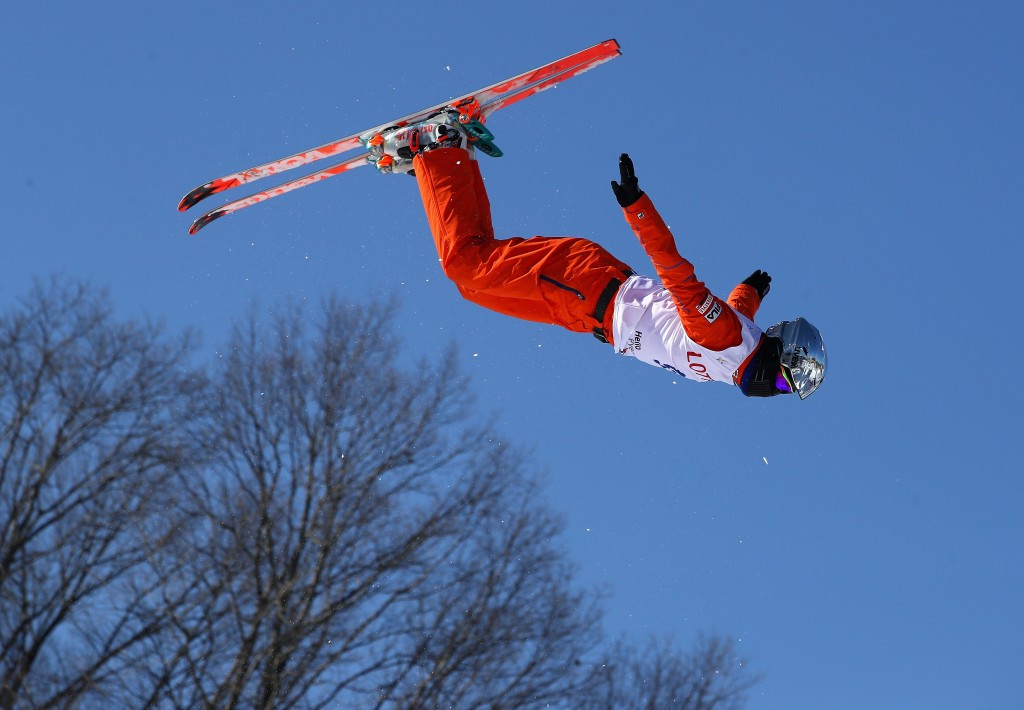 China's Wang Xindi won today's men's aerials competition in Belarus' capital Minsk ©Getty Images