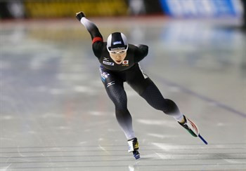 Japan's Nao Kodaira leads the women's standings in Calgary ©ISU