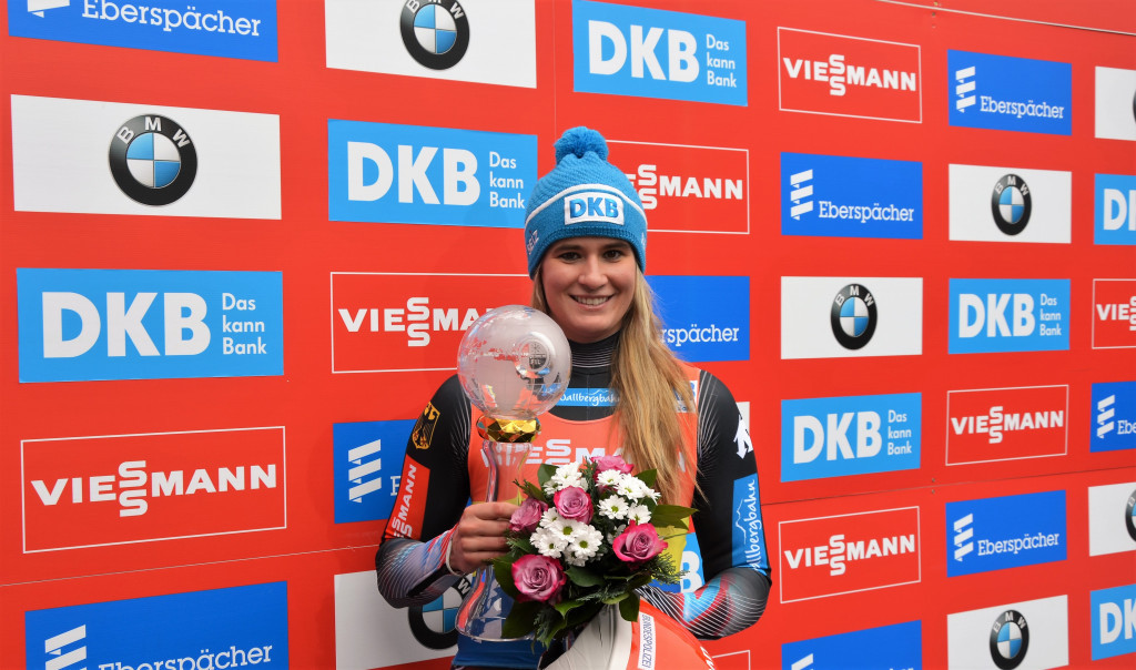 Olympic champion Geisenberger claims record-breaking FIL World Cup win
