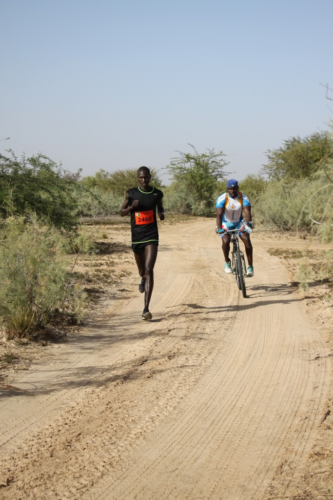 Senegal's baye Diop won the men's Somone Half-Marathon ©CNOSS