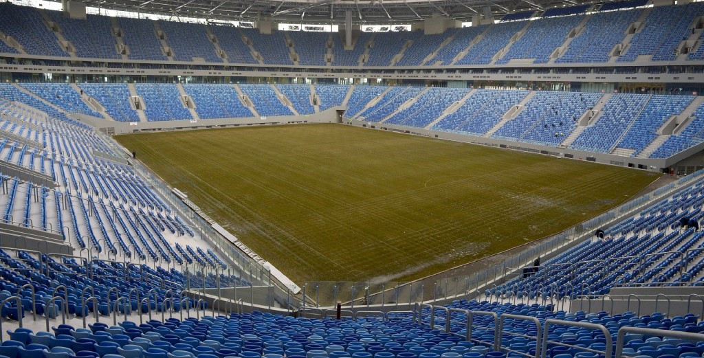 The Krestovsky Stadium will host the opening match and final of this year's Confederations Cup ©Getty Images