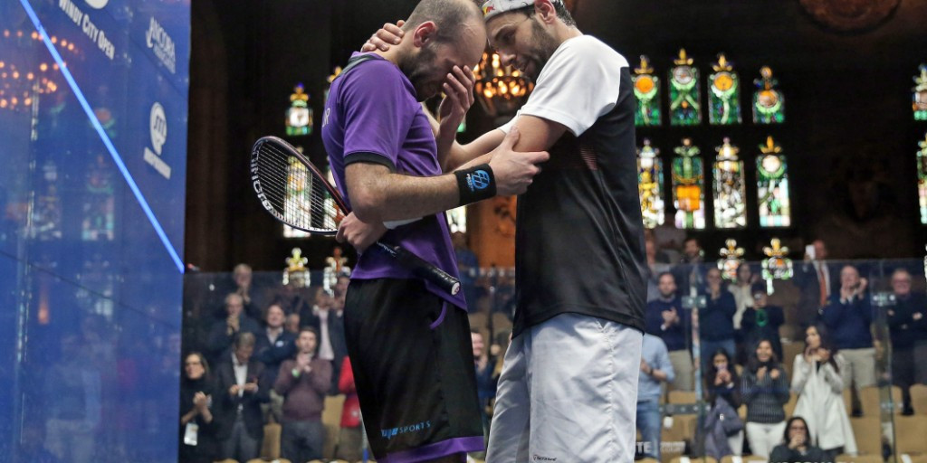Marwan Elshorbagy defeats brother to reach semi-finals of PSA Windy City Open