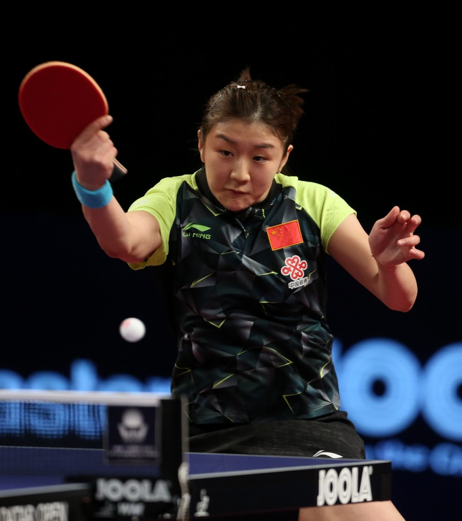 Chen Meng won women's singles and doubles titles in Qatar ©ITTF