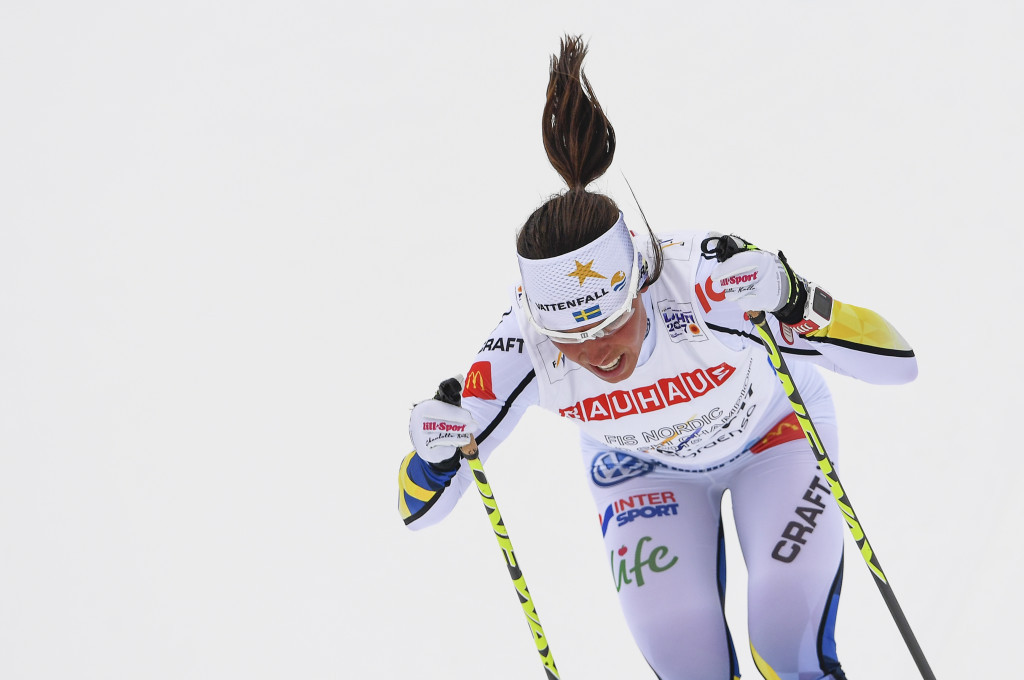 Sweden's Charlotte Kalla finished in the silver medal position in the women’s 10 kilometres cross-country classic at the FIS Nordic Ski World Championships ©Getty Images