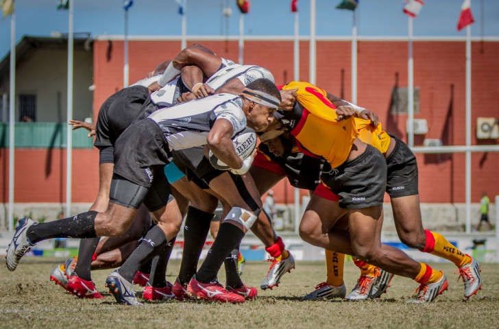 Fiji beat hosts Papua New Guinea en route to winning the men's rugby sevens title ©Dave Buller/Port Moresby 2015