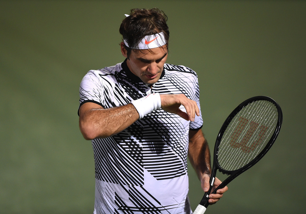Seven-time winner Roger Federer fell to a shock second-round defeat against Russian qualifier Evgeny Donskoy at the Dubai Tennis Championships today ©Getty Images