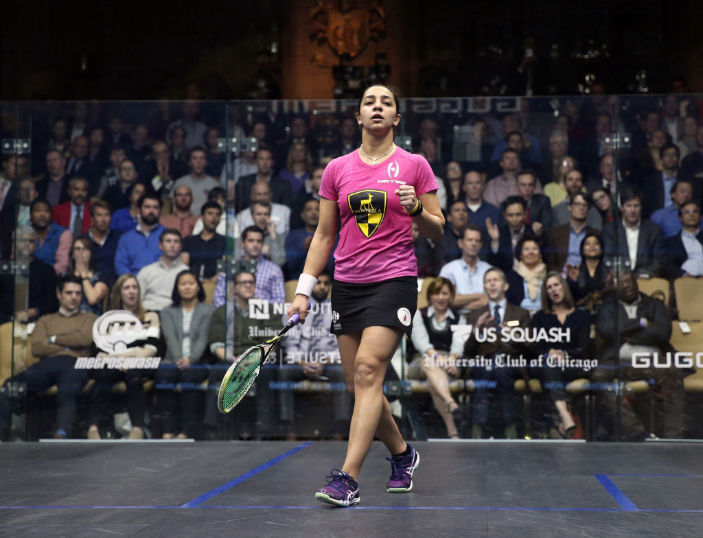 Raneem El Welily won her third consecutive Windy City Open title today ©PSA