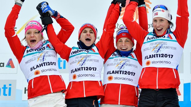 Norway ease to relay gold at 2017 FIS Nordic Ski World Championships