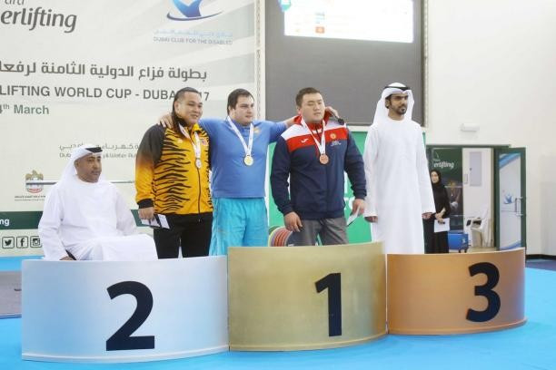 Ukraine and Jordan win golds on Dubai Powerlifting World Cup final day