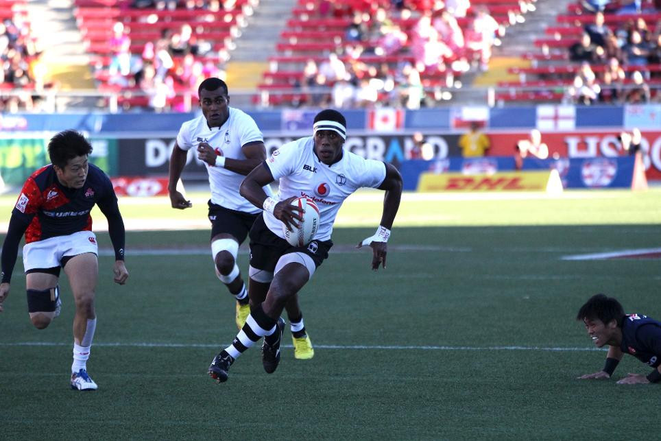 Fiji recorded two wins on the opening day of the men's event ©World Rugby