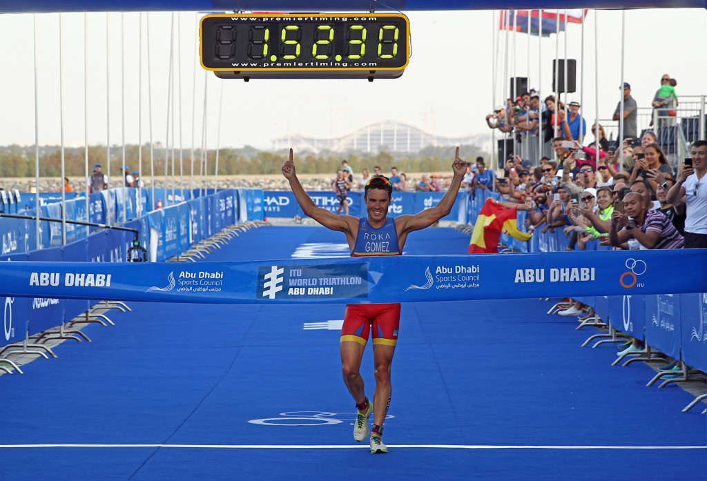 Gomez opens World Triathlon Series with victory in Abu Dhabi