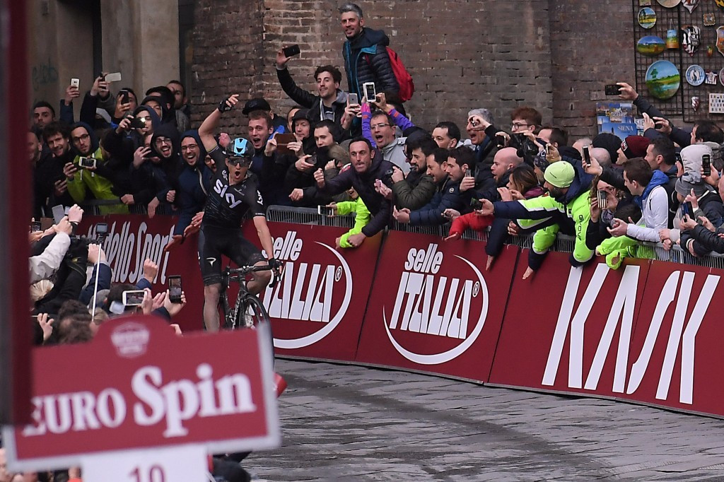 Former world champion Michal Kwiatkowski won the latest stage of the UCI World Tour today by coming out on top in the Strade Bianche classic in Italian city Siena ©Strade Bianche