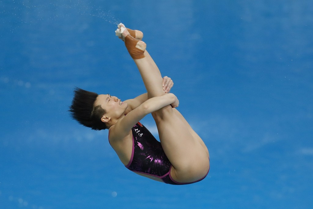 China's Shi Tingmao won the women's three metres springboard event ©Getty Images
