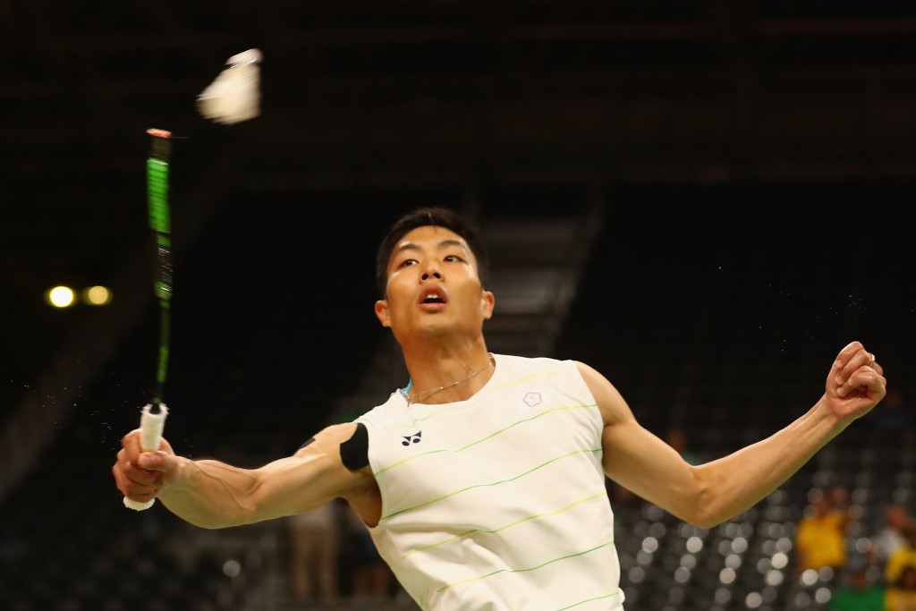 Chou Tien Chen set-up an all-Taiwanese men's singles final ©Getty Images