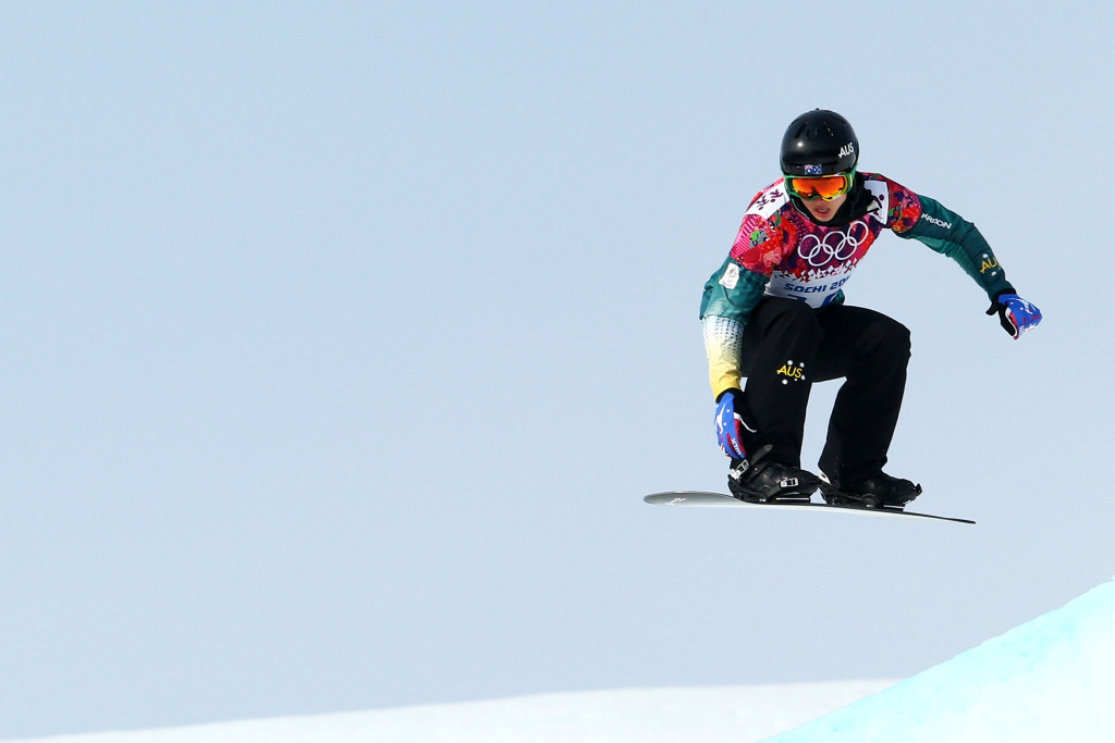 World Cup leader Belle Brockhoff of Australia scraped through to the women's snowboard cross final ©Getty Images