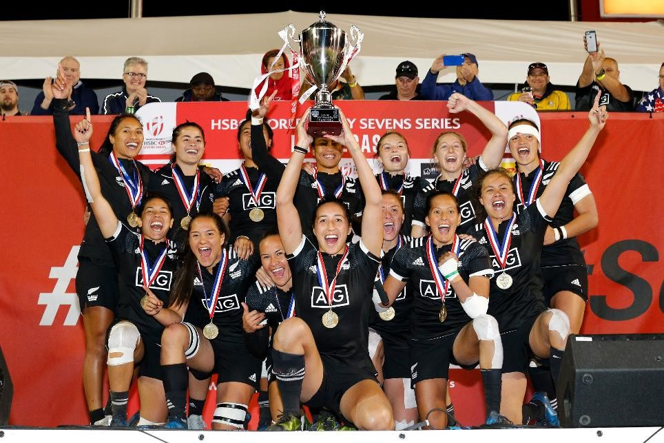 New Zealand beat Australia to win Women's World Rugby Sevens Series event in Las Vegas