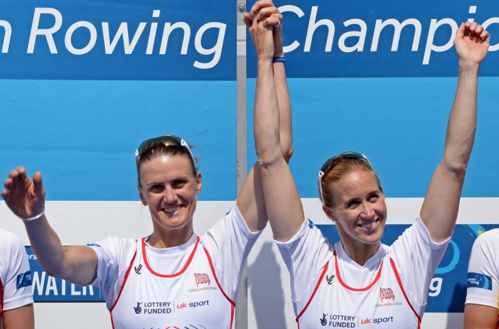 Heather Stanning (left) and Helen Glover are on course for success at the Rowing World Cup at Lucerne