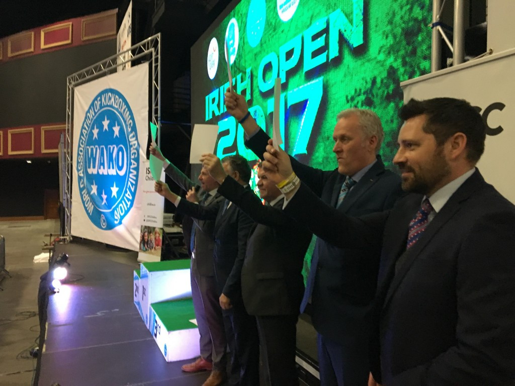 The Irish Open International event was held in Dublin and was attended by representatives of Peace and Sport ©Peace and Sport