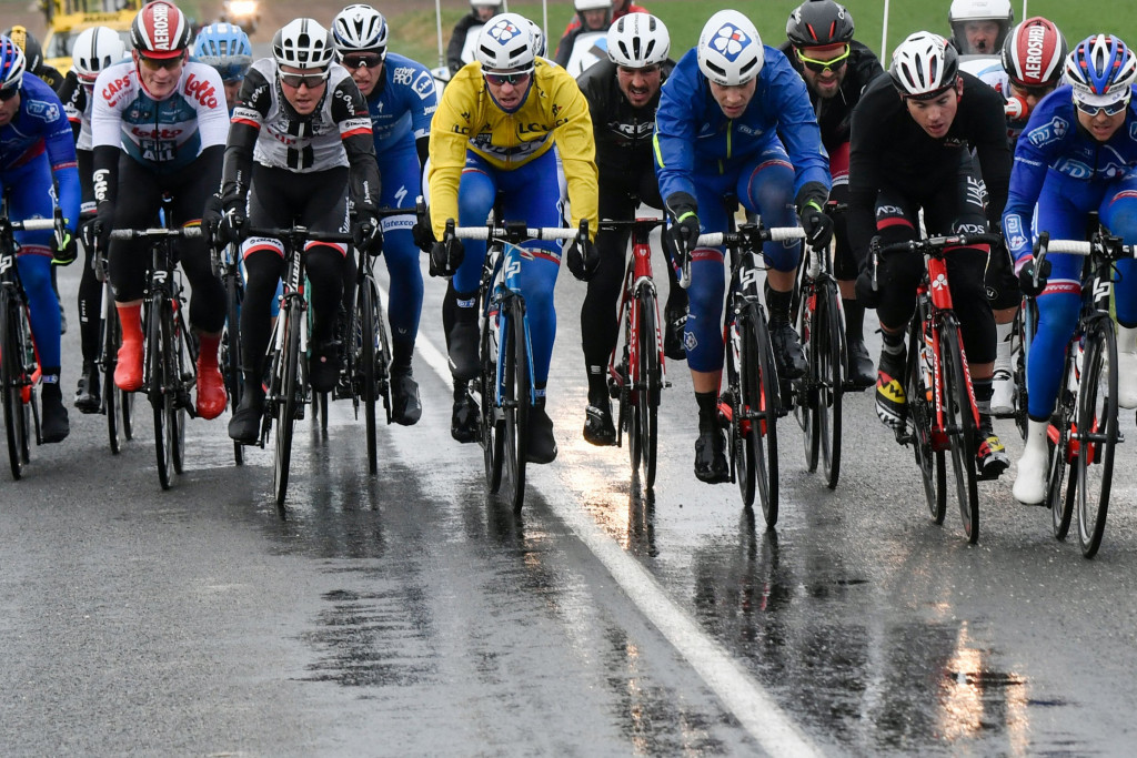 The day was dominated by rain and crosswinds ©Getty Images