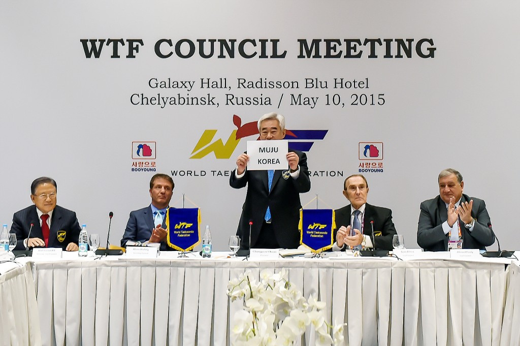 WTF Council elections are due to take place at the governing body's General Assembly in Muju in June ©WTF