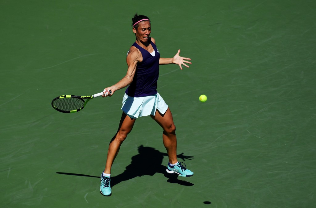 Francesca Schiavone won her first qualification match at the Indian Wells Masters today ©Getty Images