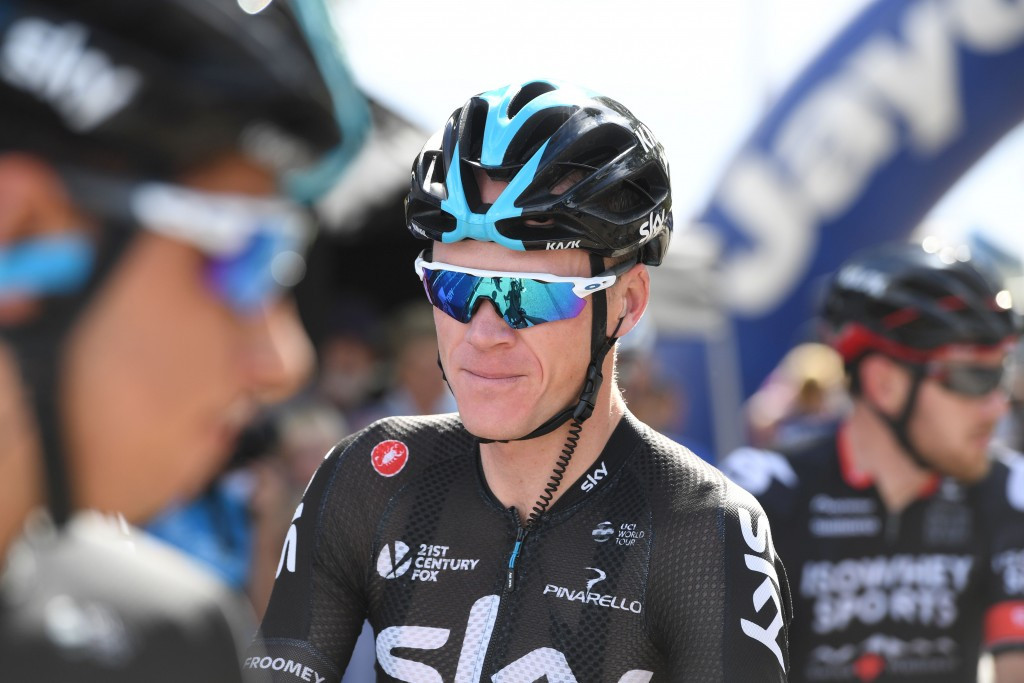 Chris Froome has not publicly backed Team Sky principal Sir Dave Brailsford ©Getty Images