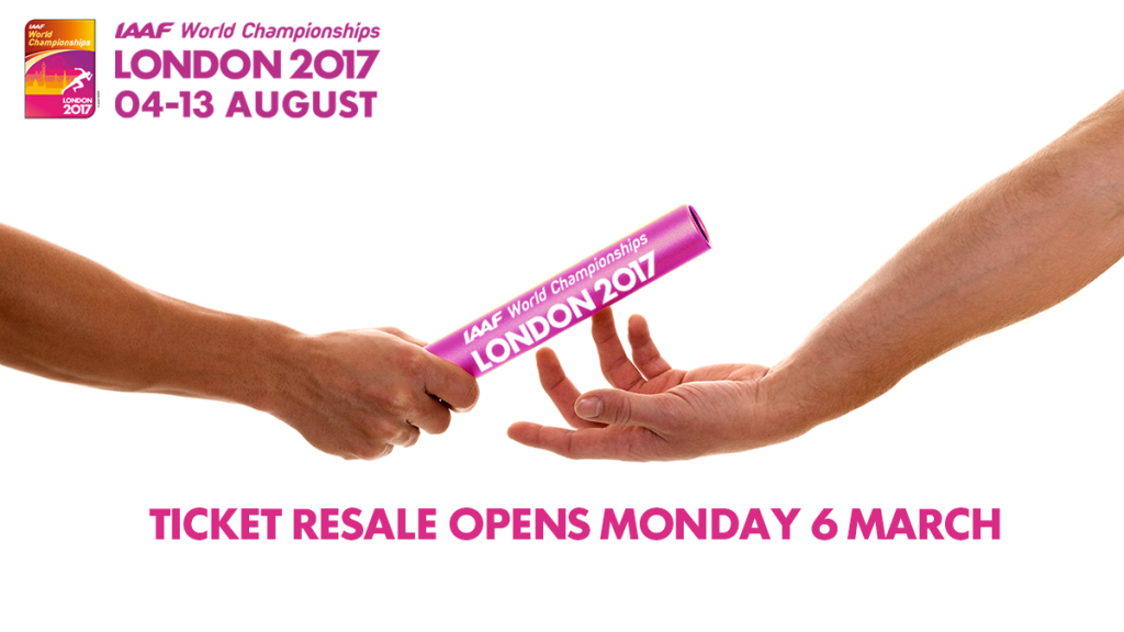 London 2017 has launched a ticket resale scheme ©London 2017