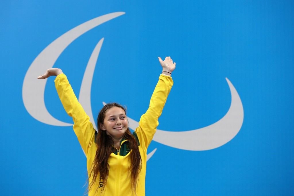 Maddison Elliott won five medals, including three golds, for Australia at the Rio 2016 Paralympic Games ©Getty Images