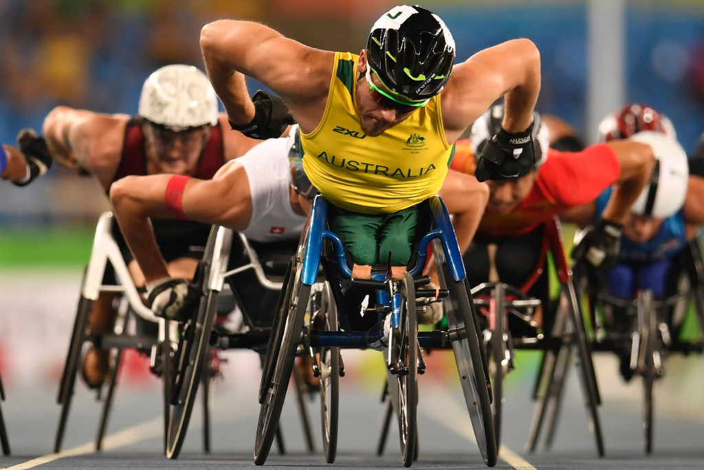 Kurt Fearnley will be delivering the Gold Coast 2018 Queen's Baton to Buckingham Palace ©Getty Images