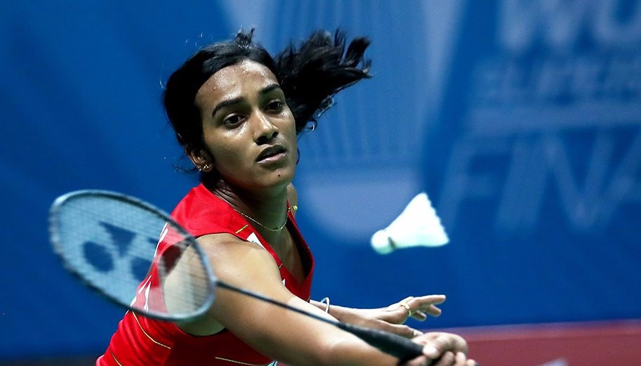 India's Pusarla Venkata Sindhu advanced to the second round of the women's singles at the All England Open in Birmingham by beating Denmark's Mette Poulsen ©Yonex All England/Twitter