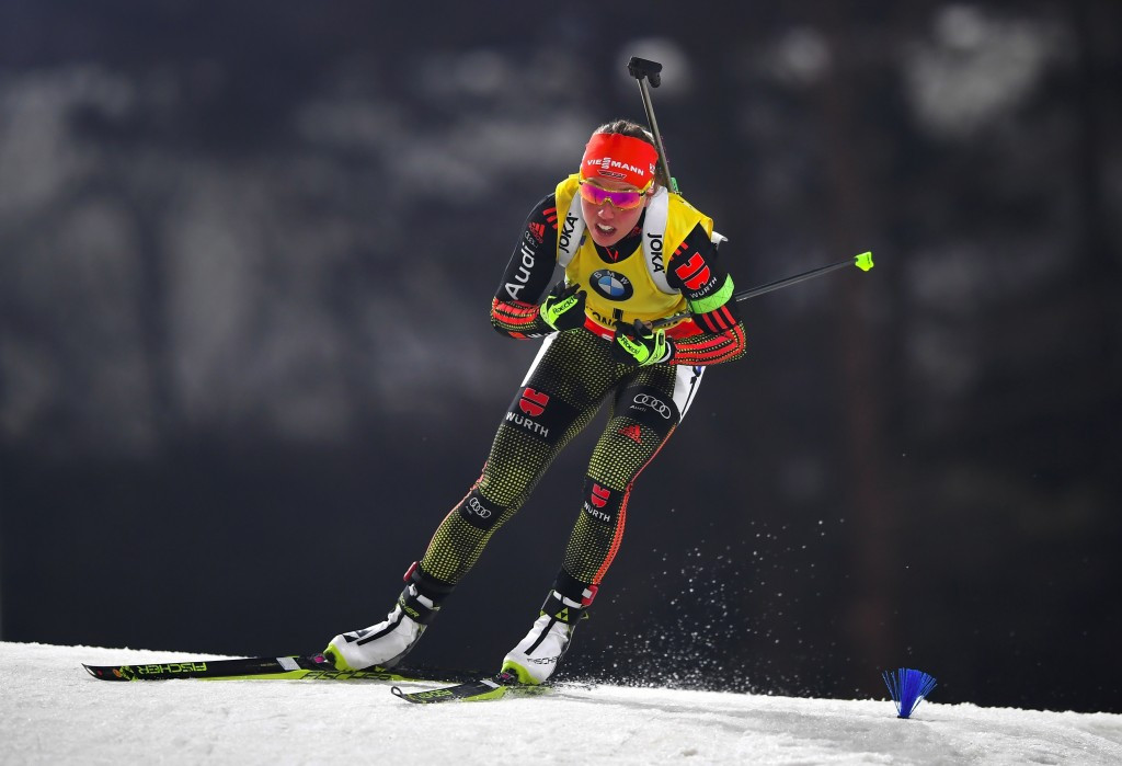 Laura Dahlmeier will bid to take a huge step towards the IBU World Cup title in the Finnish resort ©Getty Images