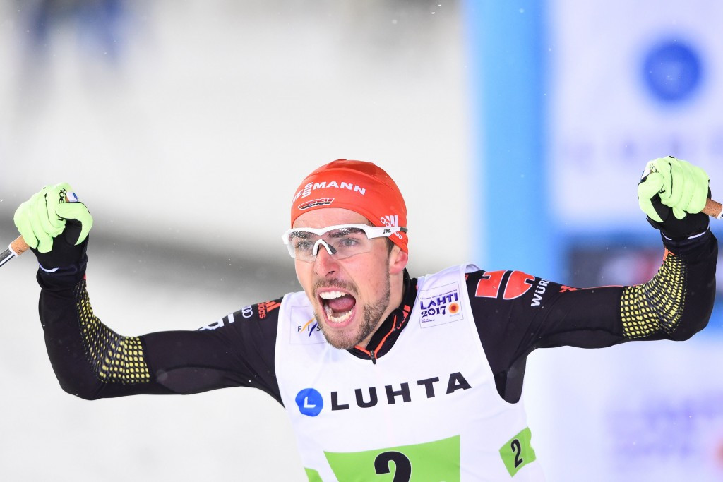 German duo Johannes Rydzek and Eric Frenzel are set to renew their thrilling battle for the Nordic Combined World Cup crown ©Getty Images