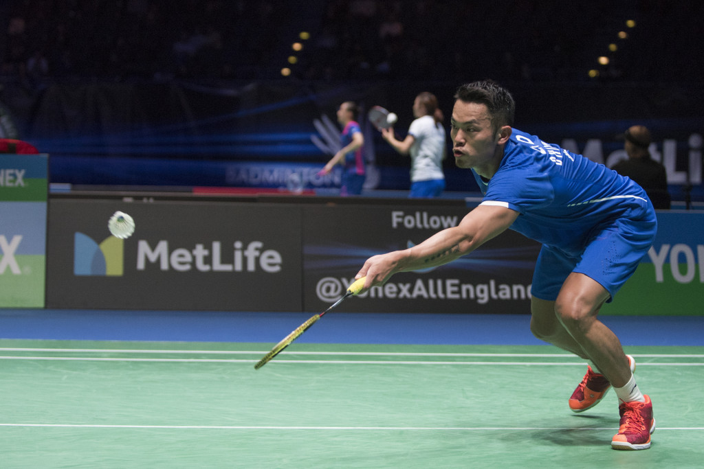 Lin Dan of China booked his place in the semi-finals of the men's singles by beating Viktor Axelsen of Denmark ©Getty Images