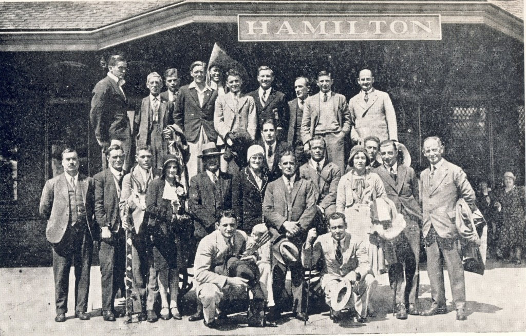 South Africa sent an all-white team to the 1930 British Empire Games in Hamilton ©Philip Barker