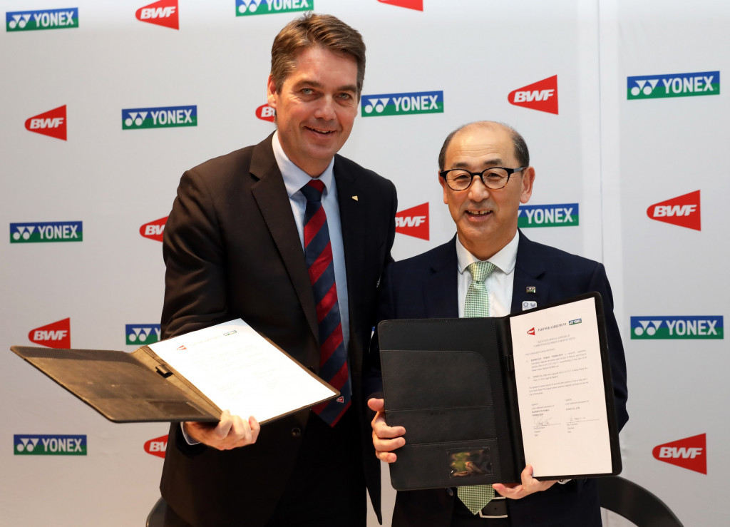 Badminton World Federation signs major events deal with Yonex