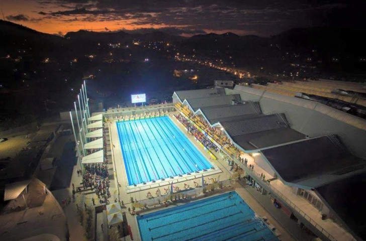 Today was the last day of swimming at the brand-new Taurama Aquatic Centre ©Justin Tkatchenko/Facebook